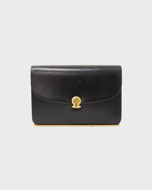 DIOR CD金具レザーチェーンショルダーバッグ | Hedy
