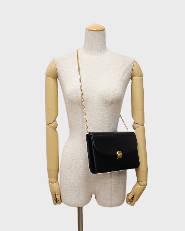 DIOR CD金具レザーチェーンショルダーバッグ | Hedy