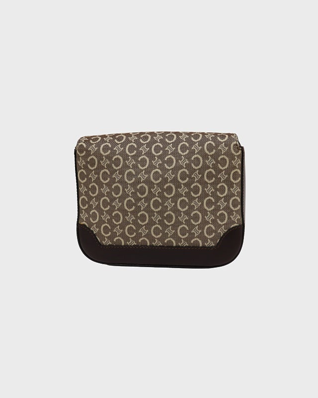 CELINE Cマカダム柄ロゴ金具ショルダーバッグ | Hedy
