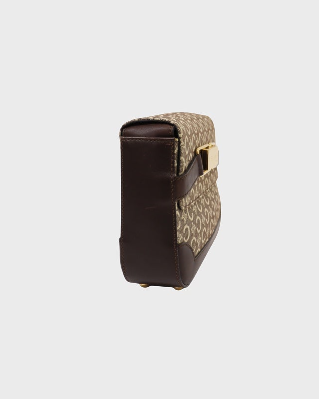 CELINE Cマカダム柄ロゴ金具ショルダーバッグ | Hedy