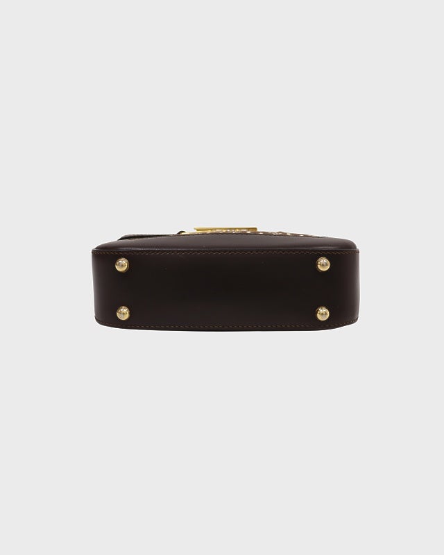CELINE Cマカダム柄ロゴ金具ショルダーバッグ | Hedy