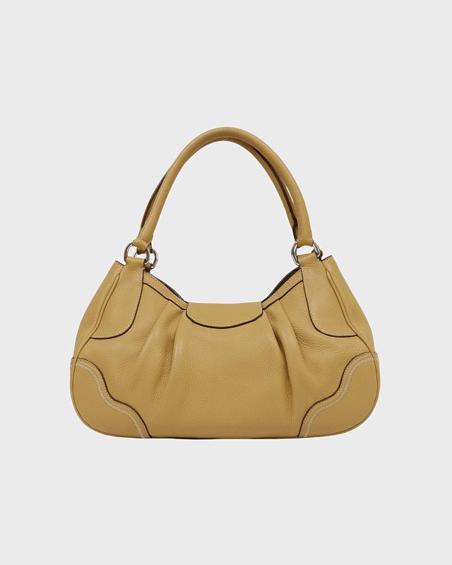 PRADA ロゴ金具レザーハンドバッグ | Hedy PRADA ロゴ金具レザーハンドバッグ | Hedy