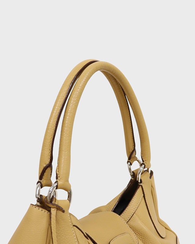 PRADA ロゴ金具レザーハンドバッグ | Hedy