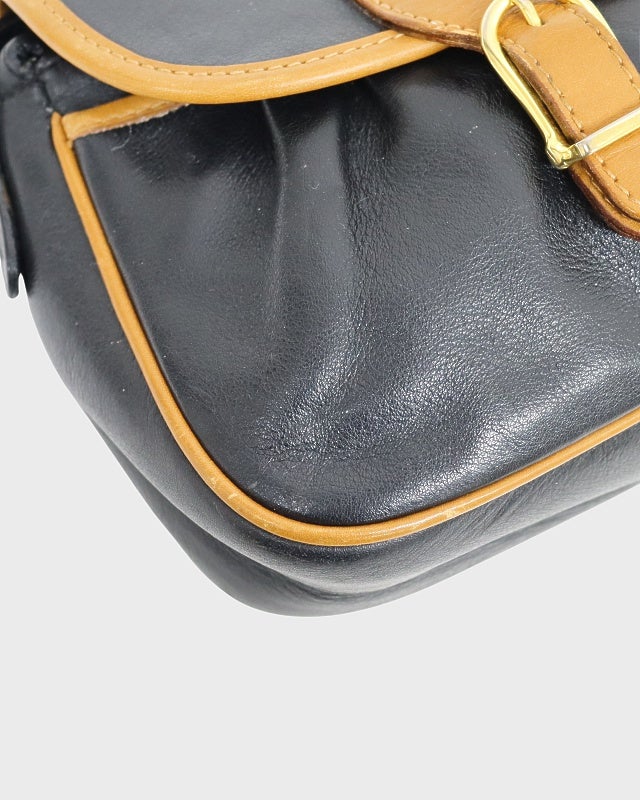 CELINE ブラゾン刻印レザーショルダーバッグ | Hedy