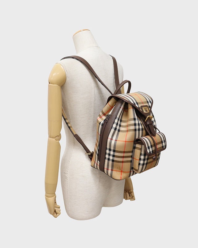 BURBERRY チェック柄リュックサック | Hedy