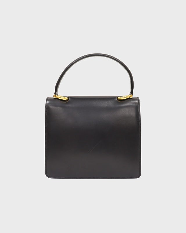 CELINE ガンチーニ金具Wフラップハンドバッグ | Hedy
