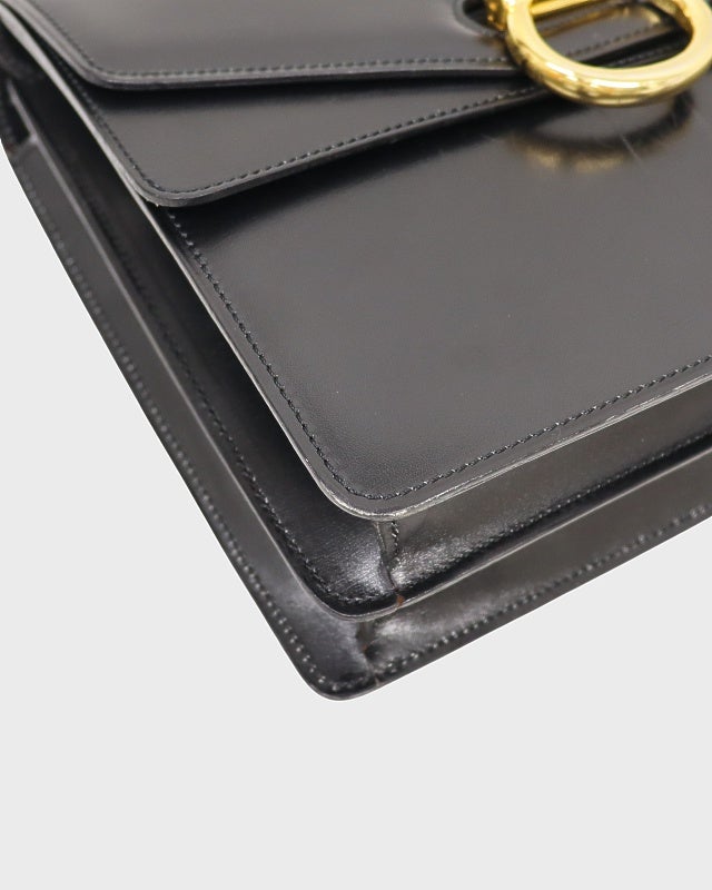 CELINE ガンチーニ金具Wフラップハンドバッグ | Hedy