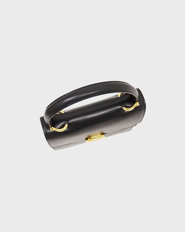 CELINE ガンチーニ金具Wフラップハンドバッグ | Hedy
