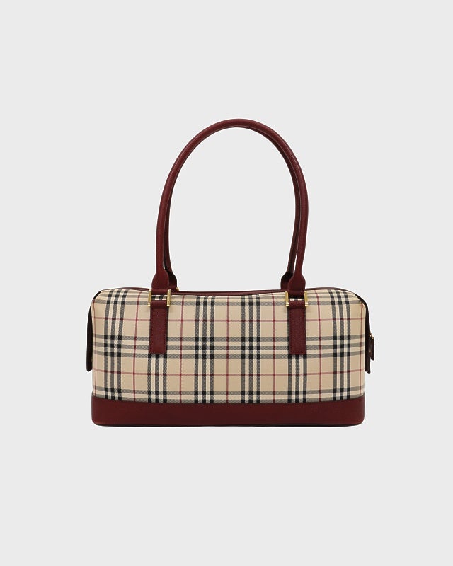 BURBERRY チェック柄ハンドバッグ | Hedy