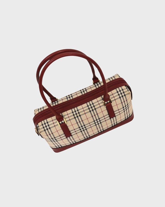 BURBERRY チェック柄ハンドバッグ | Hedy