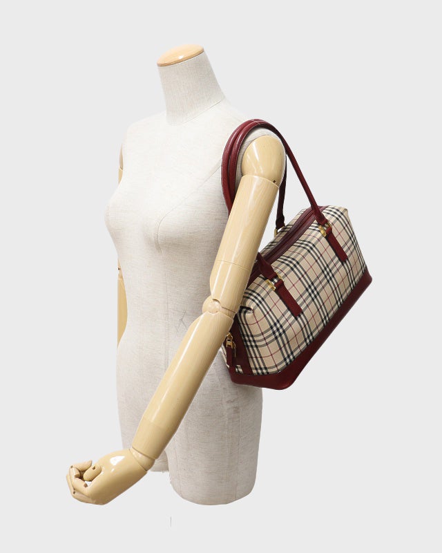 BURBERRY チェック柄ハンドバッグ | Hedy