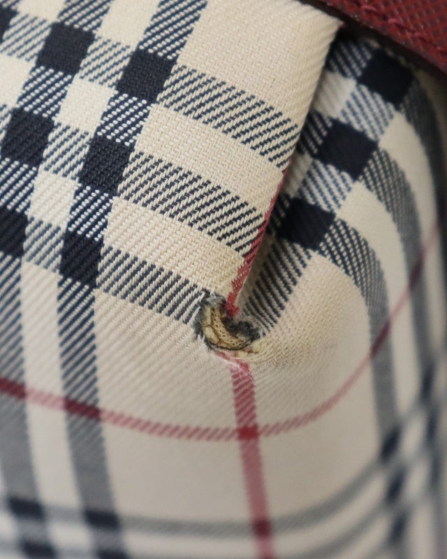 BURBERRY チェック柄ハンドバッグ | Hedy