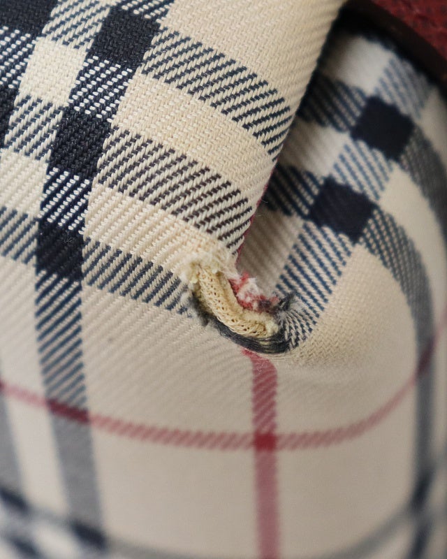 BURBERRY チェック柄ハンドバッグ | Hedy