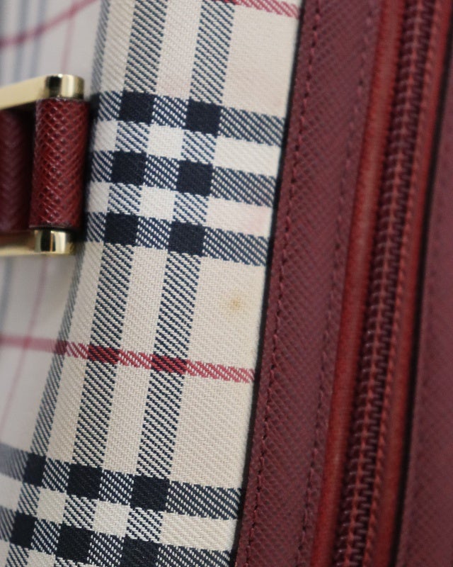 BURBERRY チェック柄ハンドバッグ | Hedy