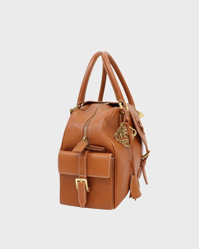 LOEWE アナグラムレザーハンドバッグ | Hedy