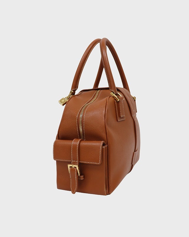 LOEWE アナグラムレザーハンドバッグ | Hedy