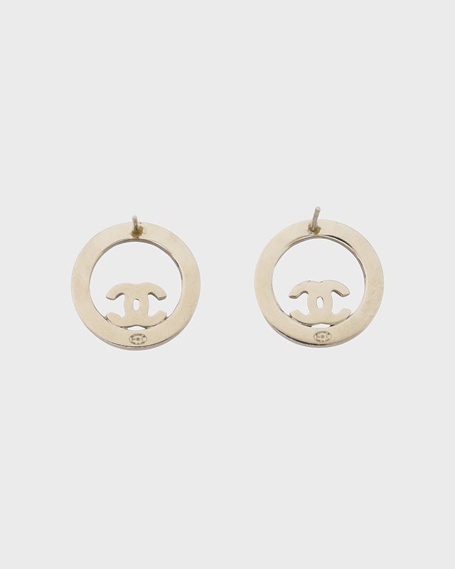 CHANEL COCOラインストーンピアス | Hedy