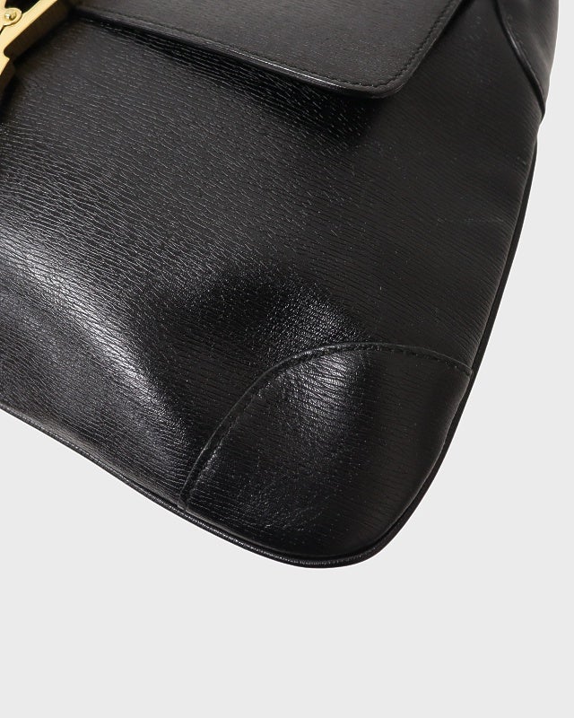 GUCCI ジャッキーレザーバンブーワンショルダーバッグ | Hedy