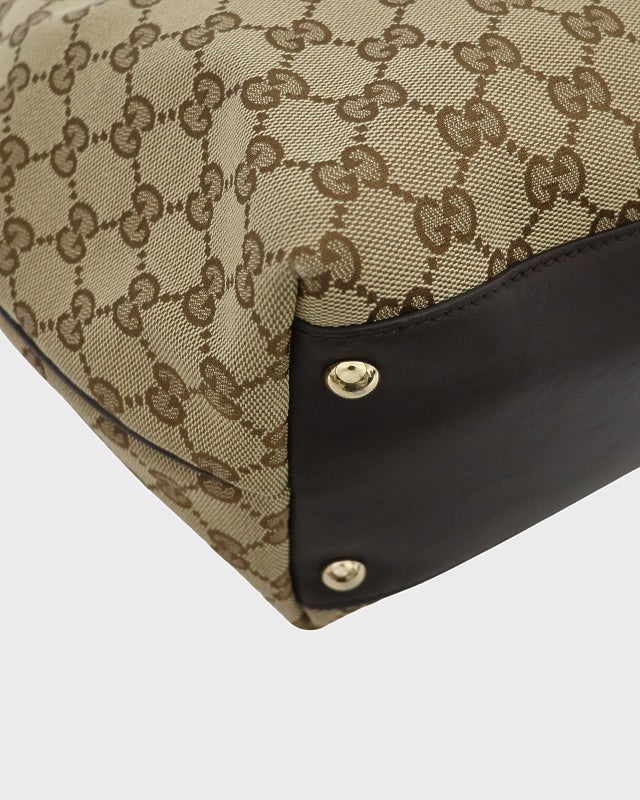 専用ページ GUCCI GGキャンバスレザートートバッグ | Hedy