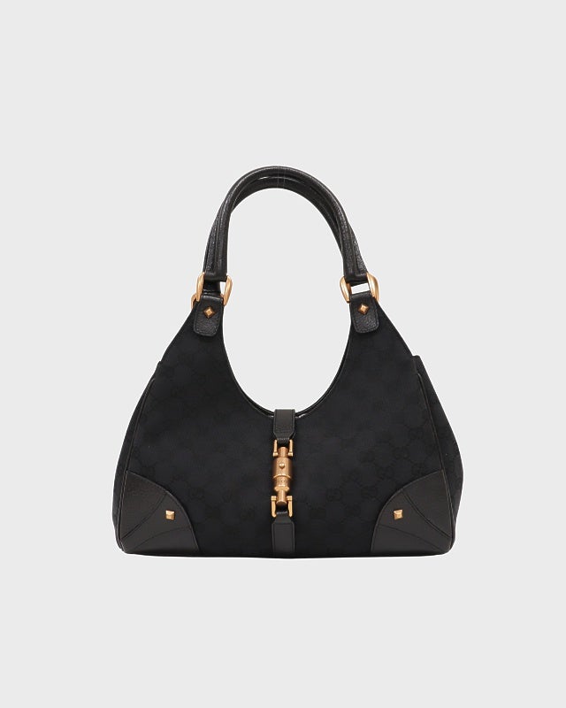 GUCCI ニュージャッキーGGキャンバスハンドバッグ | Hedy