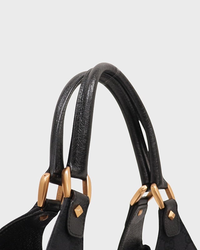 GUCCI ニュージャッキーGGキャンバスハンドバッグ | Hedy