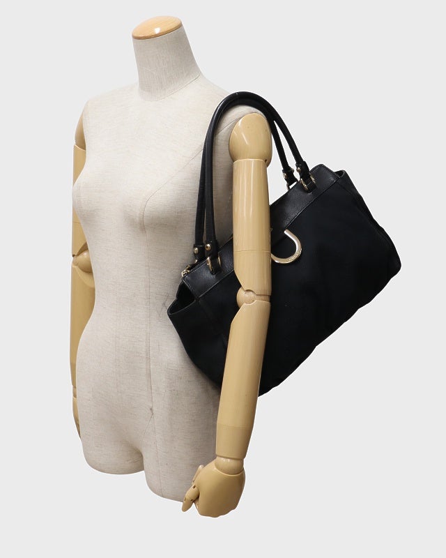 GUCCI アビーGGキャンバスハンドバッグ | Hedy