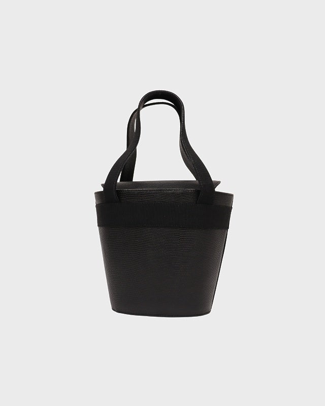 Ferragamo VARA金具型押しレザーハンドバッグ | Hedy