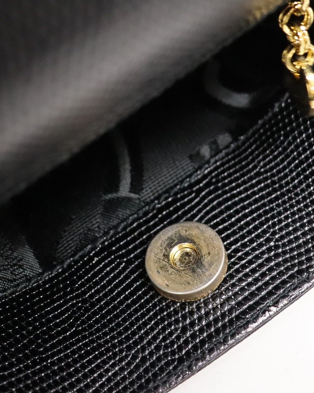 Ferragamo VARA金具型押しレザーハンドバッグ | Hedy