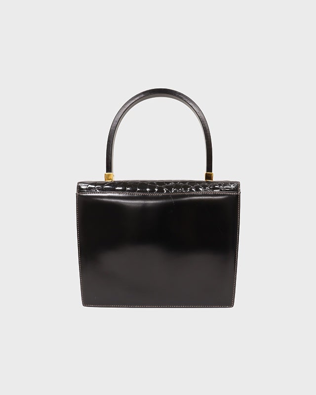 GUCCI クロコダイルレザーハンドバッグ | Hedy