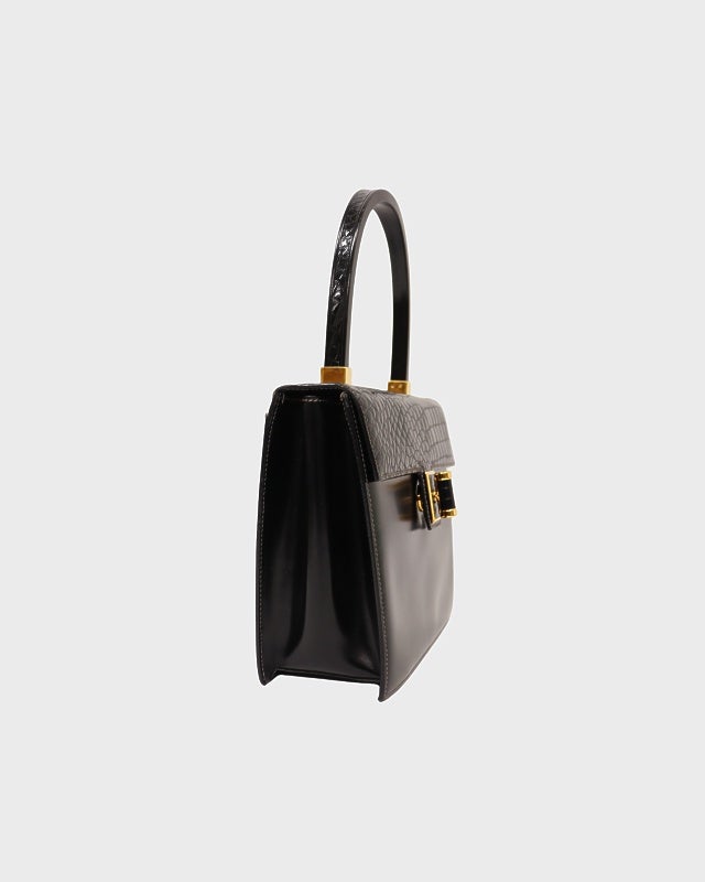 GUCCI クロコダイルレザーハンドバッグ | Hedy