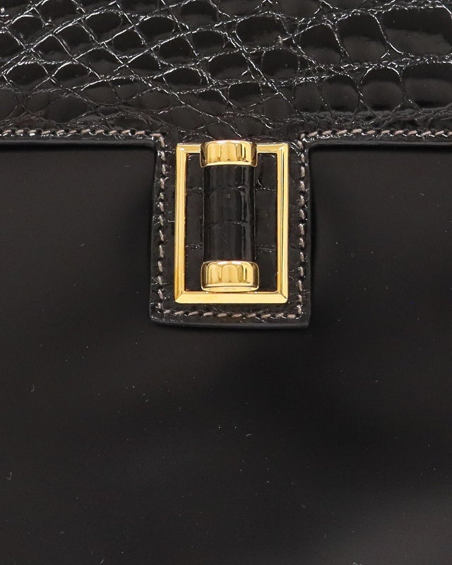 GUCCI クロコダイルレザーハンドバッグ | Hedy