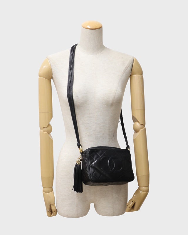 CHANEL タッセル付きマトラッセショルダーバッグ | Hedy