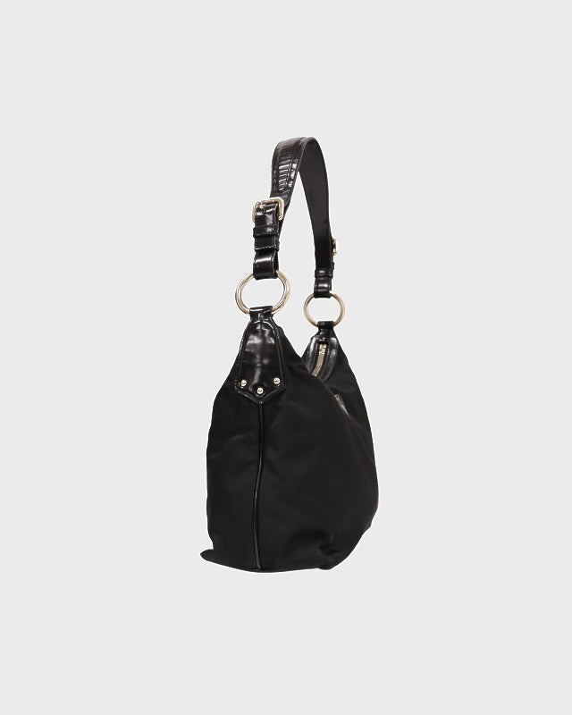 PRADA 三角ロゴ金具ナイロンレザーワンショルダーバッグ | Hedy