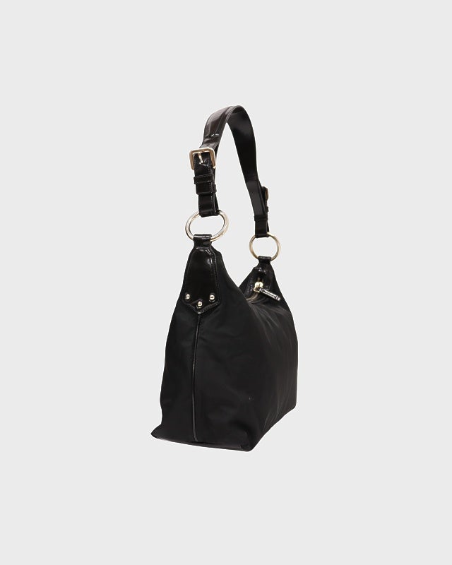 PRADA 三角ロゴ金具ナイロンレザーワンショルダーバッグ | Hedy