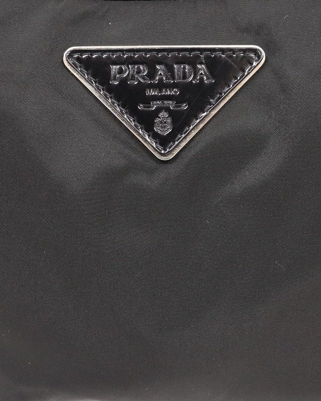 PRADA 三角ロゴ金具ナイロンレザーワンショルダーバッグ | Hedy