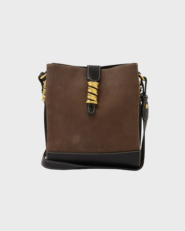 ビンテージ◆LOEWE ロエベ トラベルバック　ベラスケス　ショルダー＆鍵付き LOEWE ベラスケスショルダーバッグ | Hedy