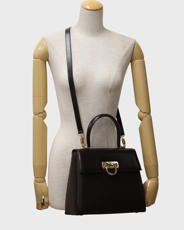 Ferragamo ガンチーニ金具2Wayバッグ | Hedy
