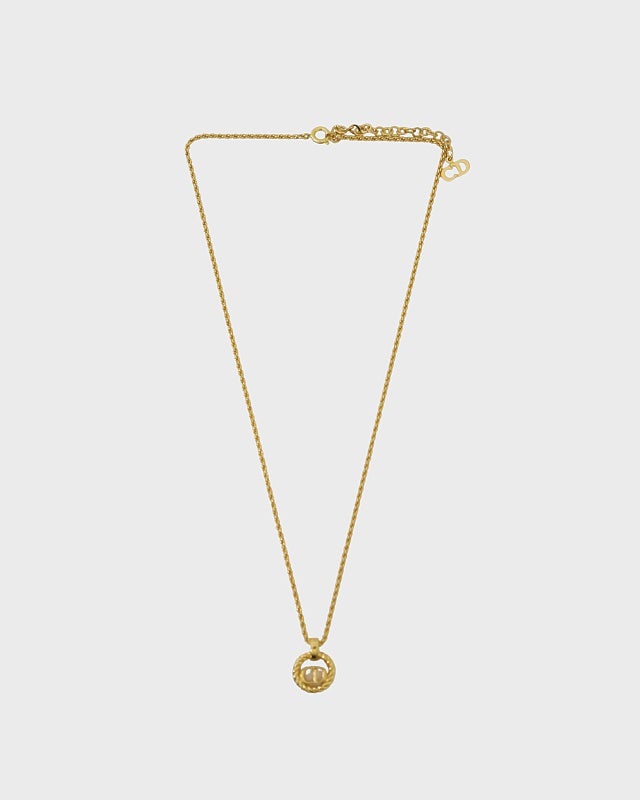 DIOR CDツイストラウンドネックレス | Hedy