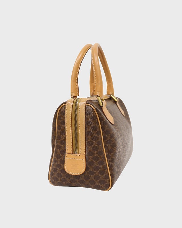 CELINE マカダム柄ブラゾン刻印2Wayボストンバッグ | Hedy