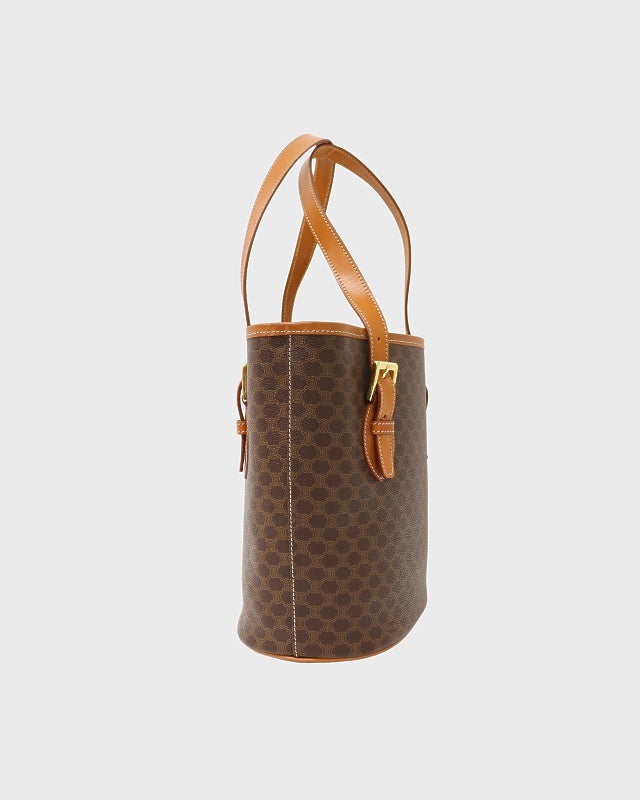 CELINE マカダム柄ハンドバッグ | Hedy