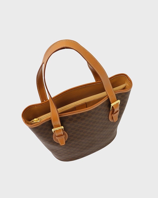 CELINE マカダム柄ハンドバッグ | Hedy