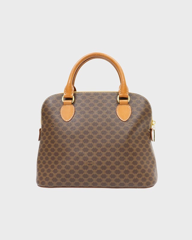 CELINE マカダム柄ハンドバッグ | Hedy