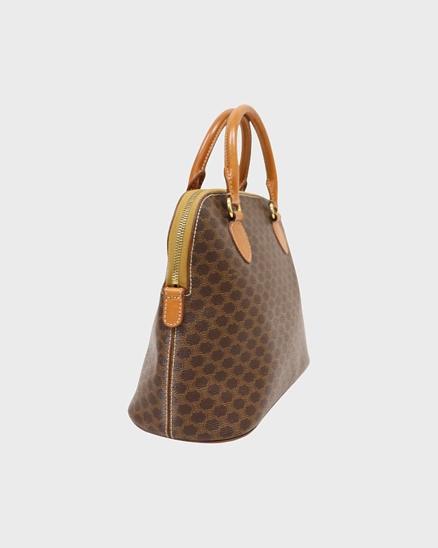 CELINE マカダム柄ハンドバッグ | Hedy