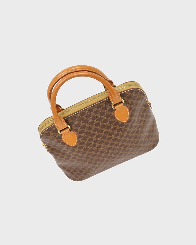 CELINE マカダム柄ハンドバッグ | Hedy