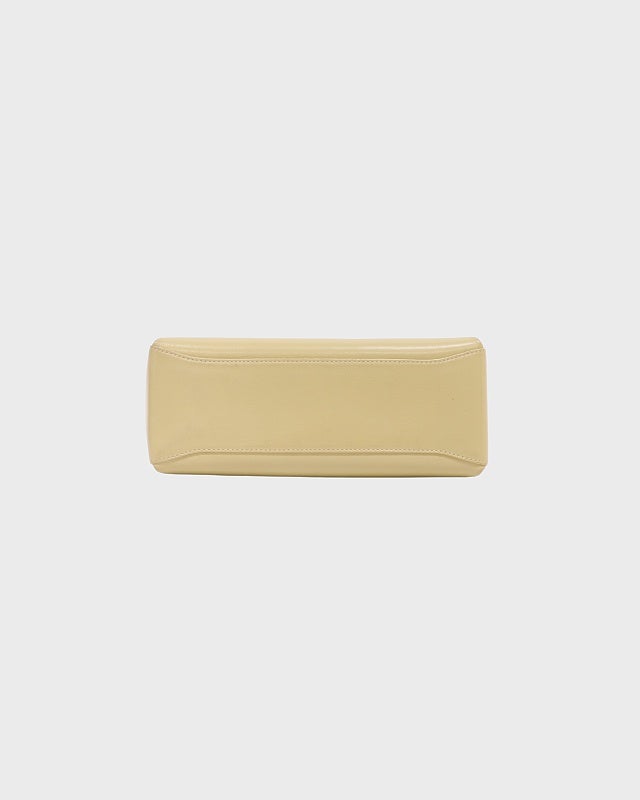 GUCCI バンブーターンロックレザーハンドバッグ | Hedy