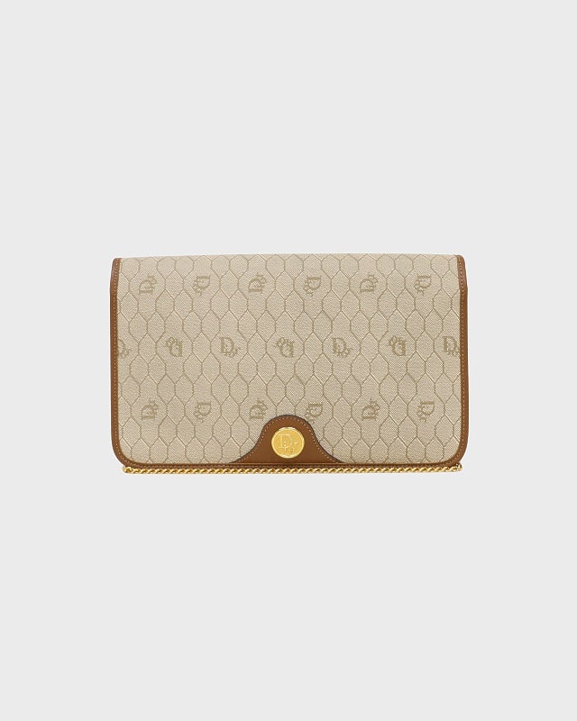 DIOR ハニカム柄チェーンショルダーバッグ | Hedy