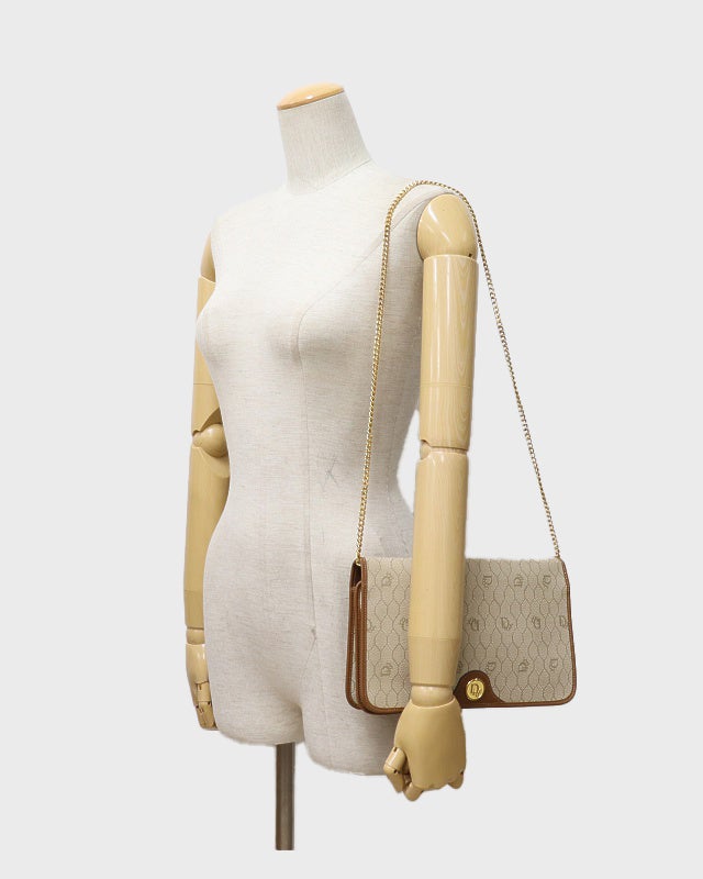 DIOR ハニカム柄チェーンショルダーバッグ | Hedy