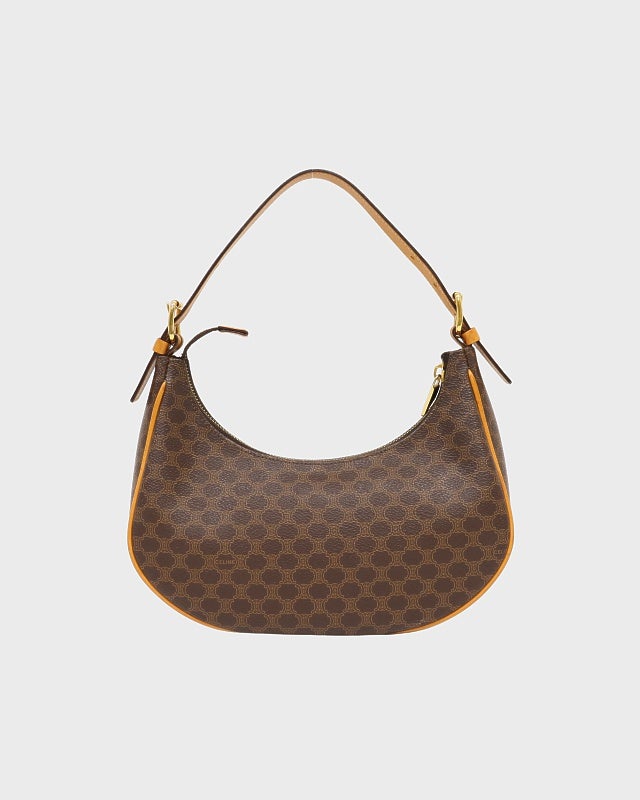 CELINE マカダム柄ホーボーワンショルダーバッグ | Hedy