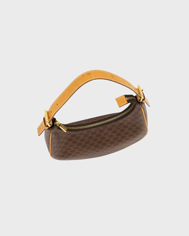 CELINE マカダム柄ホーボーワンショルダーバッグ | Hedy