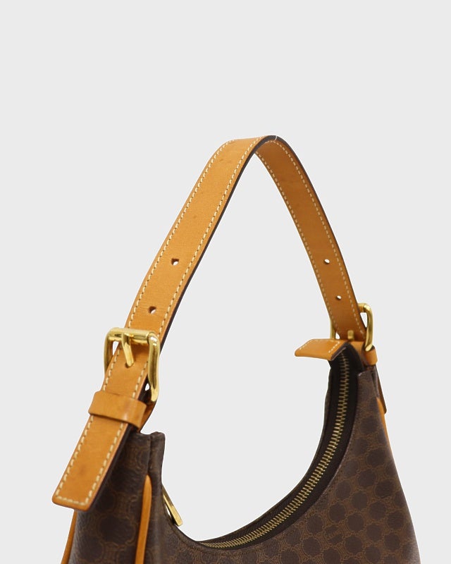 CELINE マカダム柄ホーボーワンショルダーバッグ | Hedy